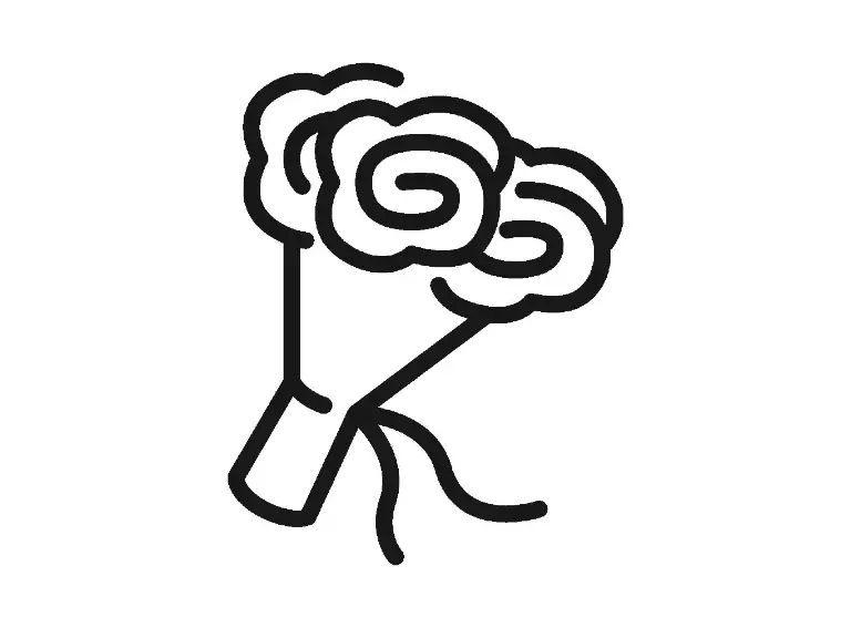 ikona bukiet kwiatów